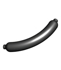 LEGO - Hotdog / worst - Black | N - Thumbnail