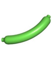 LEGO - Hotdog / worst - Bright Green | N - Thumbnail