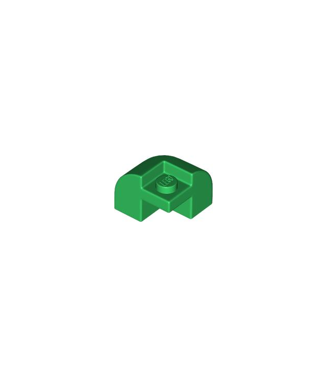 LEGO - Helling, gebogen 2 x 2 x 1 1/3 ronde hoek met verzonken nop - Green | N