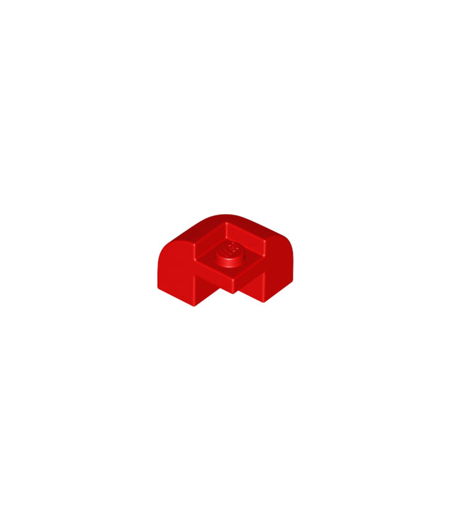 LEGO - Helling, gebogen 2 x 2 x 1 1/3 ronde hoek met verzonken nop - Red | N