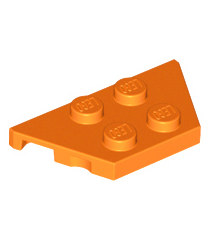 LEGO - Wig, plaat 2 x 4 - Orange | N - Thumbnail