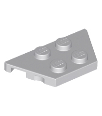 LEGO - Wig, plaat 2 x 4 - Light Bluish Gray | N - Thumbnail
