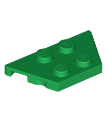 LEGO - Wig, plaat 2 x 4 - Green | N - Thumbnail