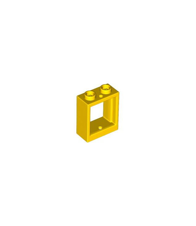 LEGO - Raam 1 x 2 x 2 vlakke voorzijde - Yellow | N