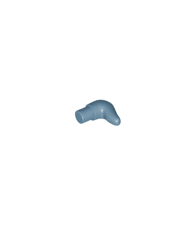 LEGO - Rundshoorn, kort - Sand Blue | N