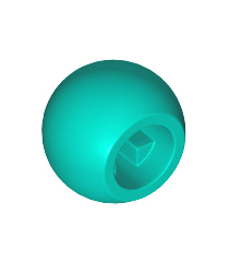 LEGO - Technic kogelgewricht - Dark Turquoise | N - Thumbnail
