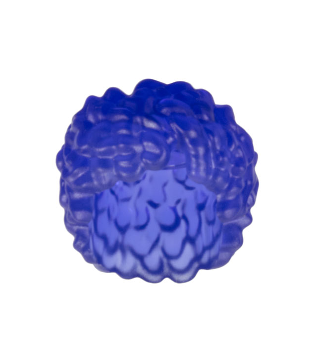 LEGO - Minifiguur-haar, krullend en vol met gat bovenop - Trans-Purple | N
