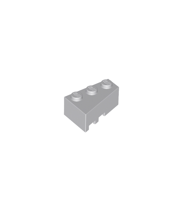 LEGO - Wig 3 x 2 rechts - Light Bluish Gray | N