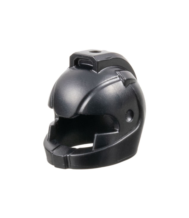 LEGO - Minifiguur-ruimtehelm met luchtinlaten en gat bovenop - Black | N