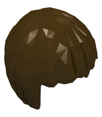LEGO - Minifiguur-haar, kort bobkapsel - Dark Brown | N - Thumbnail