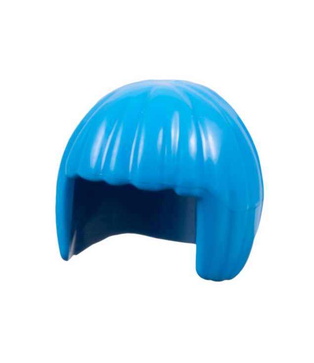 LEGO - Minifiguur-haar, kort bobkapsel - Dark Azure | N
