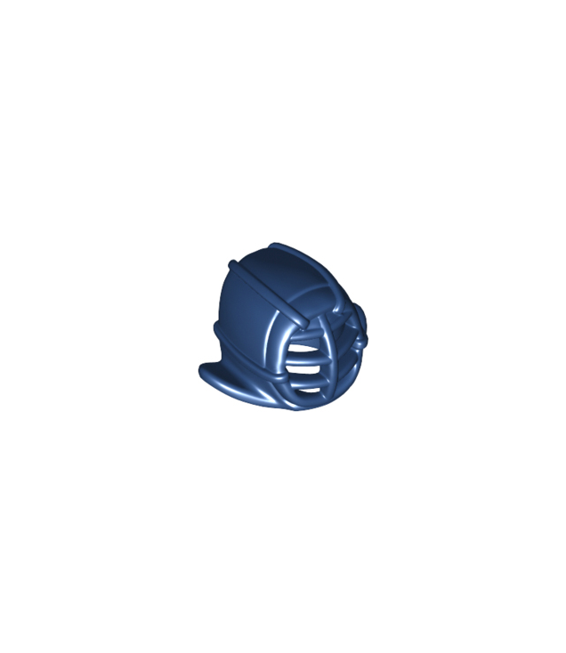 LEGO - Minifiguur-hoofddeksel, Ninjago Kendo-helm - Dark Blue | N