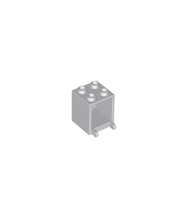 LEGO - Doos 2 x 2 x 2 - Light Bluish Gray | N