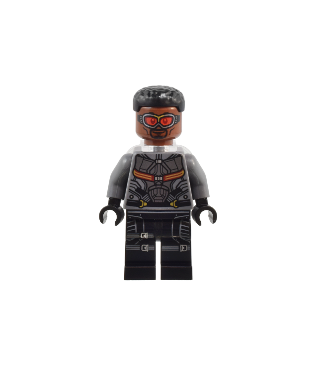 LEGO - Falcon - donkerblauwgrijs en zwart pak, bedrukte benen - | N