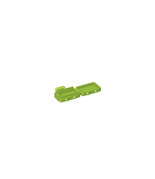 LEGO - Minifiguur-accessoire, koffer met lange handgreep - Lime | N