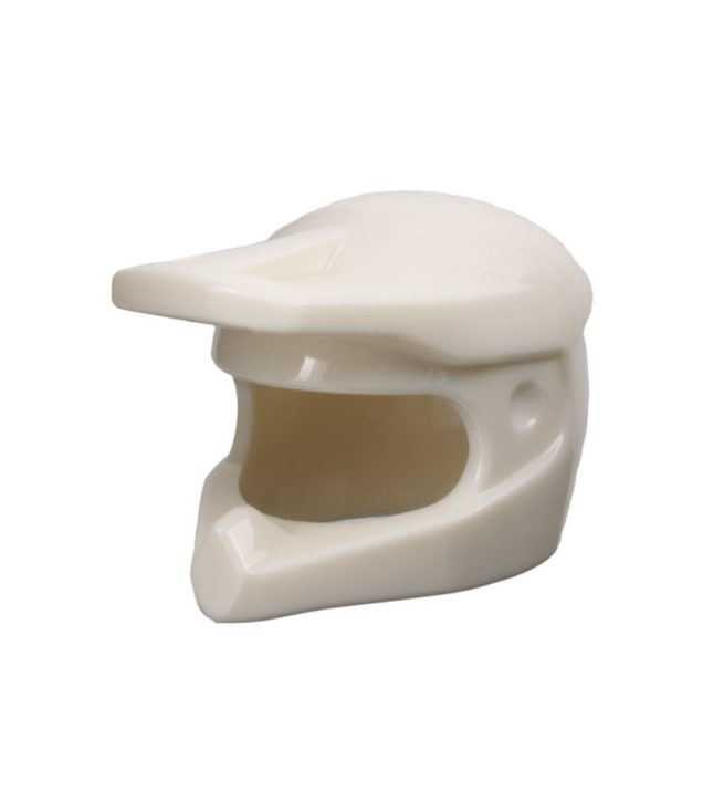 LEGO - Minifiguur-helm voor crossmotor - White | N