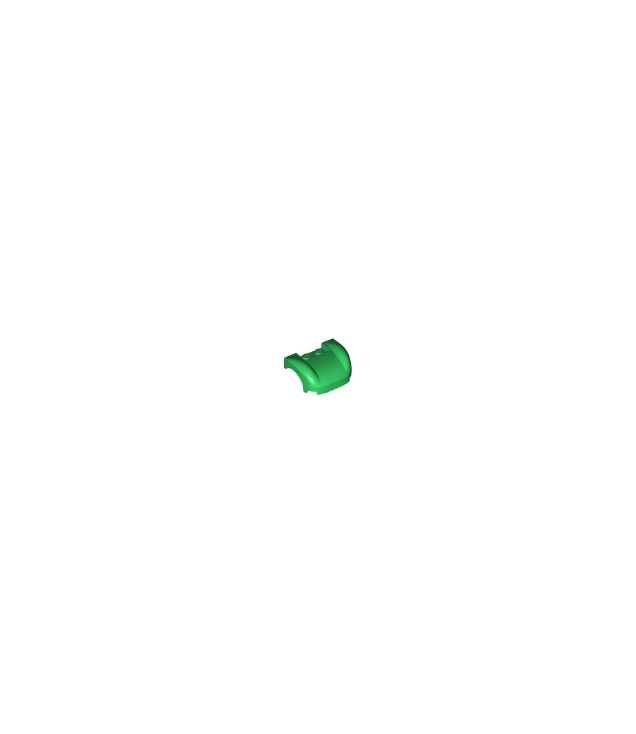LEGO - Voertuig, spatbord 3 x 4 x 1 1/3 met gebogen schermen - Green | N