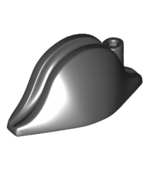 LEGO - Minifiguur-hoed, piraten-bicorne - Black | N - Thumbnail