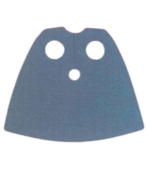 LEGO - Minifiguur-cape van stof, zeer kort - traditioneel gesteven materiaal - Sand Blue | N - Thumbnail