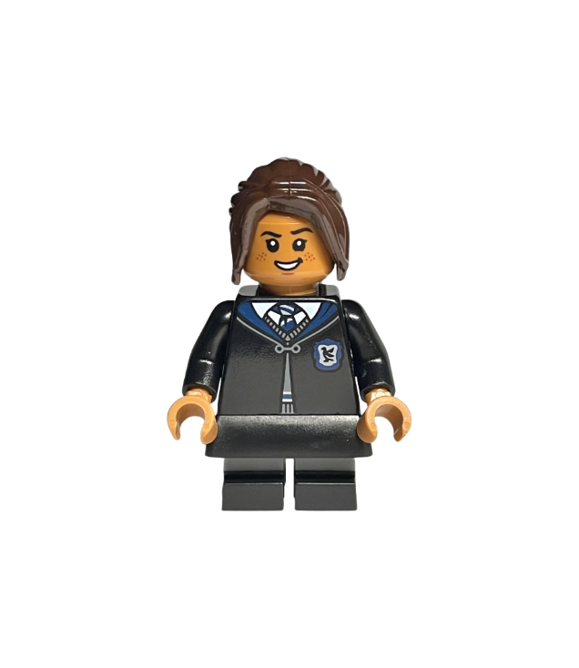 LEGO - Ravenklauw-student - zwarte rok en korte benen met donkerblauwgrijze strepen - | N