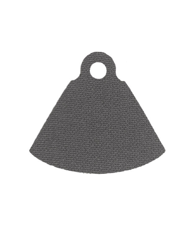 LEGO - Minifiguur-cape van stof, trapsgewijze schouders met één boven gat - rekbare sponsstof - Dark Bluish Gray | N
