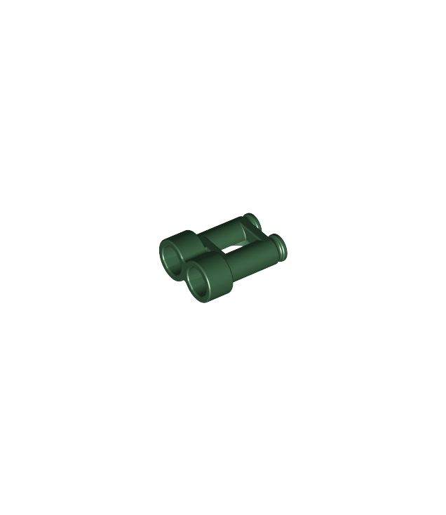LEGO - Minifiguur-accessoire, verrekijker (Town) - Dark Green | N