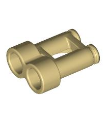LEGO - Minifiguur-accessoire, verrekijker (Town) - Tan | N - Thumbnail