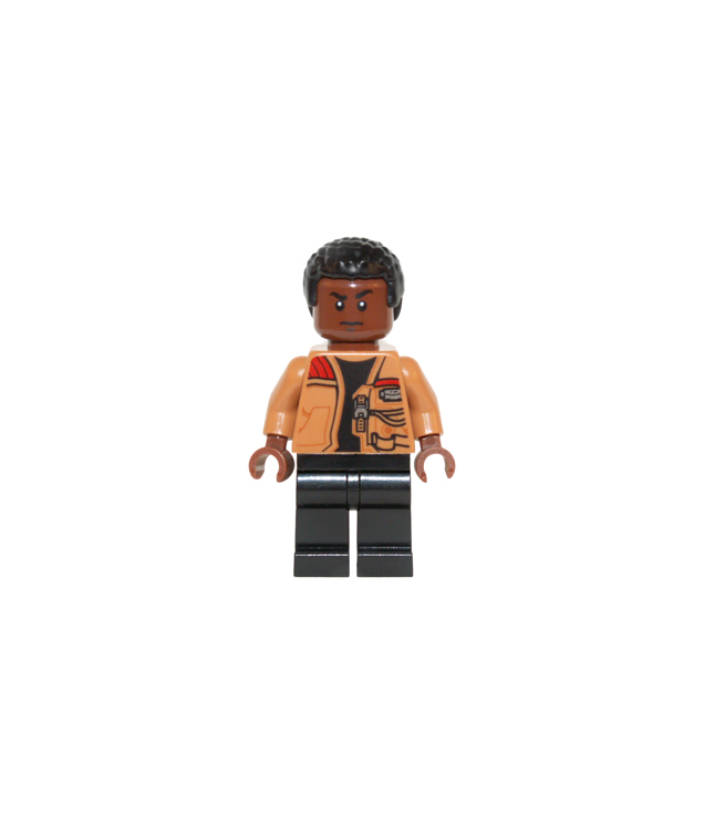 LEGO - Finn - middel-nougat jas, zwarte benen - | N