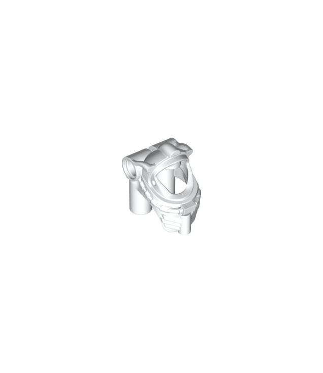 LEGO - Minifiguur-helm duik / ruimte met lucht­tanks - White | N