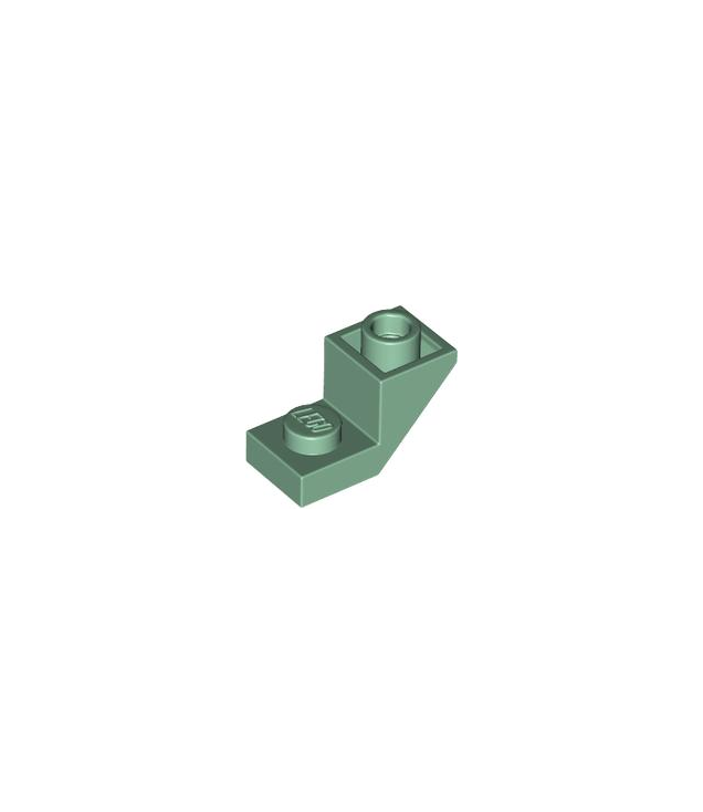 LEGO - Helling, omgekeerd 45 graden 2 x 1 met 2/3 uitsparing - Sand Green | N
