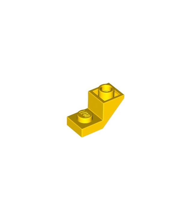 LEGO - Helling, omgekeerd 45 graden 2 x 1 met 2/3 uitsparing - Yellow | N