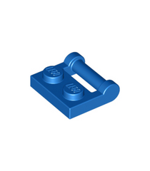 LEGO - Plaat, gemodificeerd 1 x 2 met staaf-handgreep aan zijkant - gesloten uiteinden - Blue | N - Thumbnail