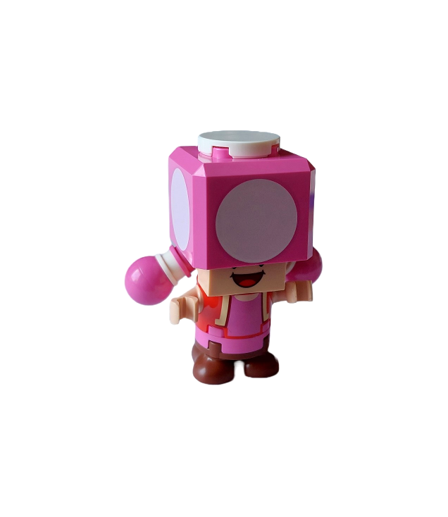LEGO - Toadette - lichtgrijze scharnier-bovenplaat - | N