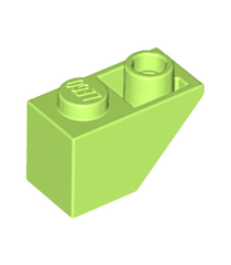 LEGO - Helling, omgekeerd 45 graden 2 x 1 - Lime | N - Thumbnail