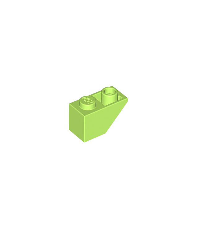 LEGO - Helling, omgekeerd 45 graden 2 x 1 - Lime | N