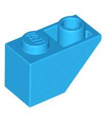 LEGO - Helling, omgekeerd 45 graden 2 x 1 - Dark Azure | N - Thumbnail