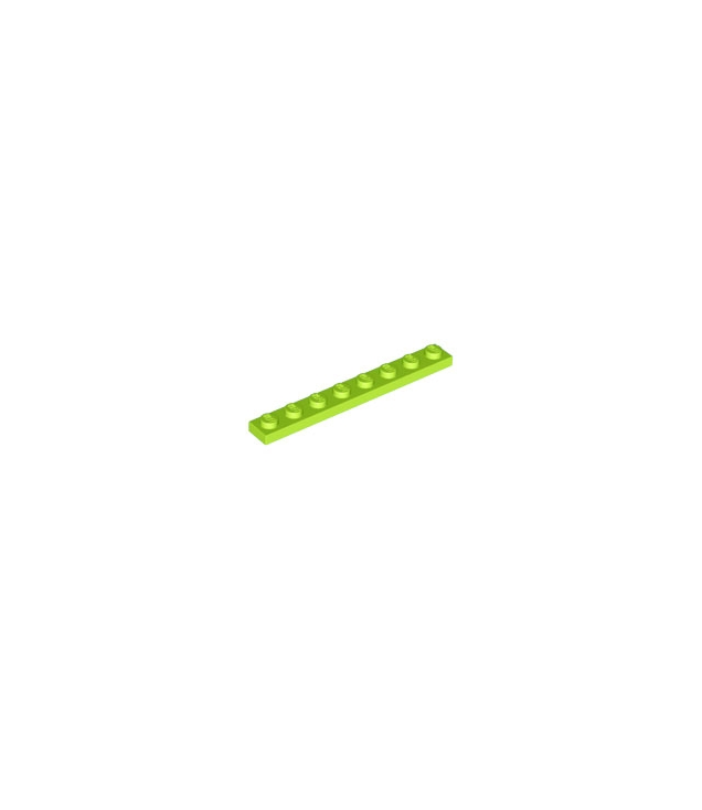 LEGO - Plaat 1 x 8 - Lime | N