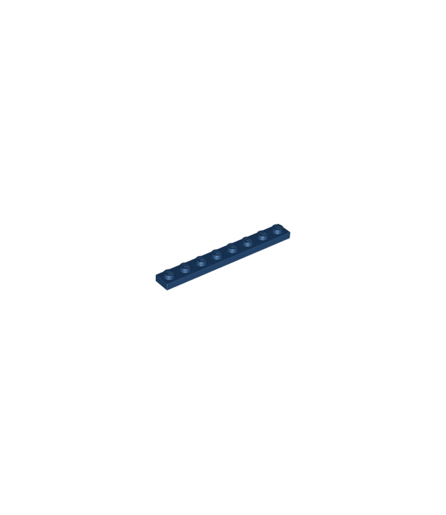 LEGO - Plaat 1 x 8 - Dark Blue | N