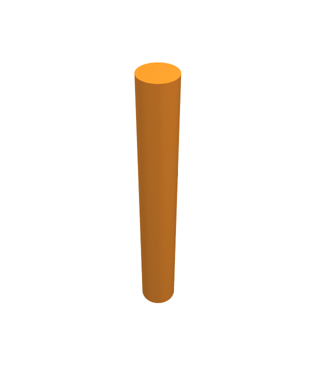 LEGO - Staaf 3L (pijlstaaf) - Orange | N