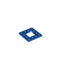 LEGO - Plaat, gemodificeerd 4 x 4 met open midden 2 x 2 - Blue | N - Thumbnail