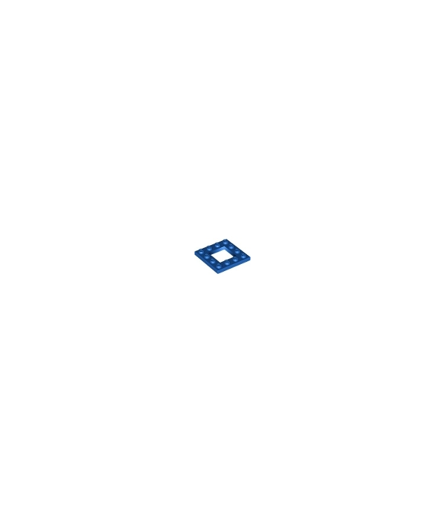 LEGO - Plaat, gemodificeerd 4 x 4 met open midden 2 x 2 - Blue | N