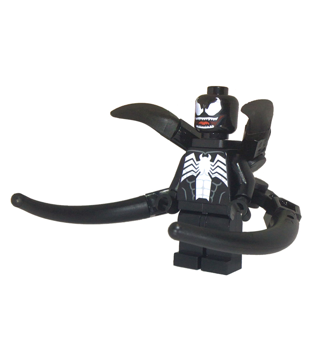 LEGO - Venom - gespreide tanden, 4 middelgrote rugtentakels - | N