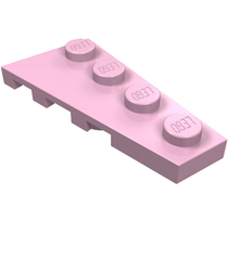 LEGO - Wig, plaat 4 x 2 rechts - Bright Pink | N - Thumbnail