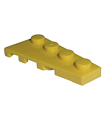LEGO - Wig, plaat 4 x 2 rechts - Yellow | N - Thumbnail
