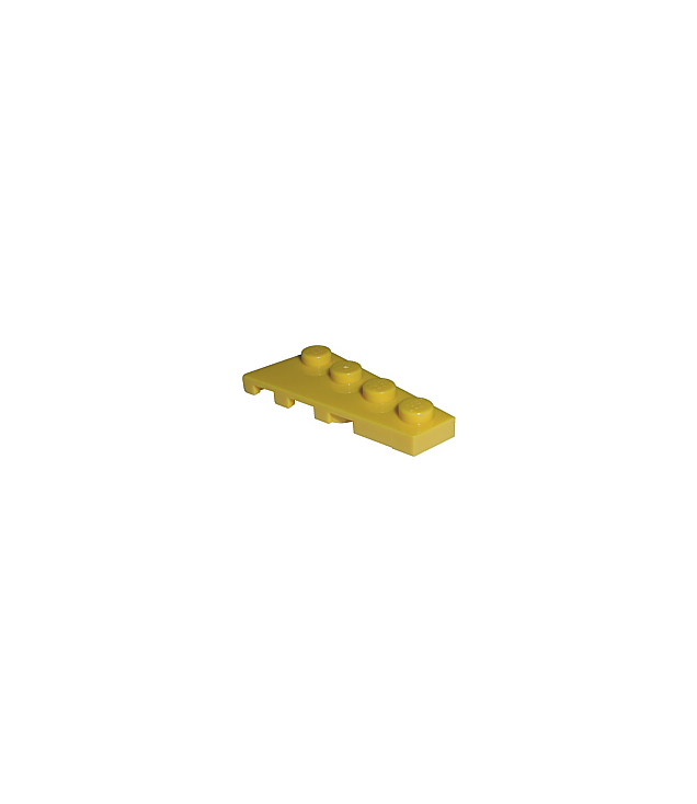 LEGO - Wig, plaat 4 x 2 rechts - Yellow | N