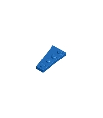 LEGO - Wig, plaat 4 x 2 rechts - Blue | N - Thumbnail