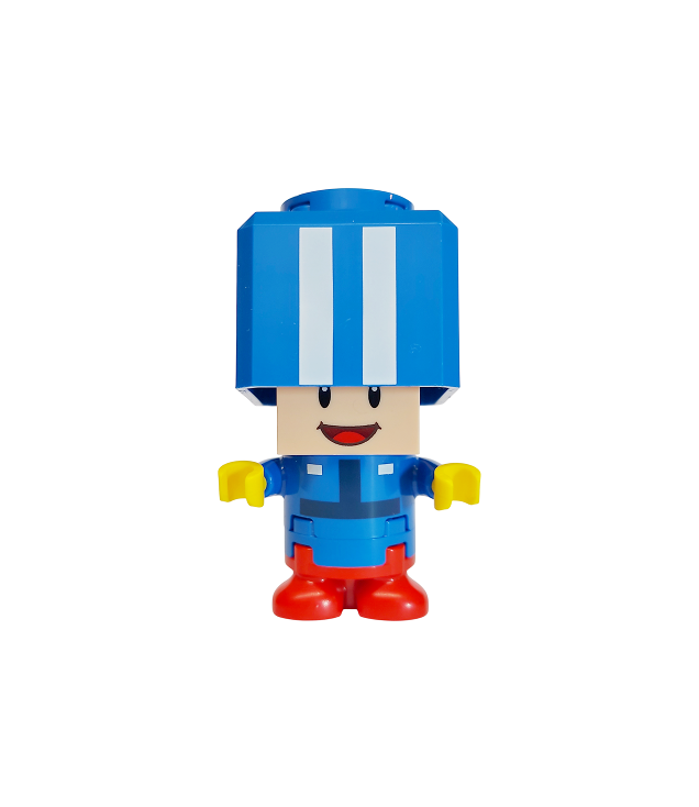 LEGO - Blauwe Toad - pitcrew-uniform - | N