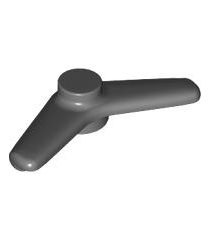 LEGO - Minifiguur-accessoire, boemerang - Dark Bluish Gray | N - Thumbnail