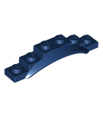 LEGO - Voertuig, spatbord 1 1/2 x 6 x 1 met boog - Dark Blue | N - Thumbnail