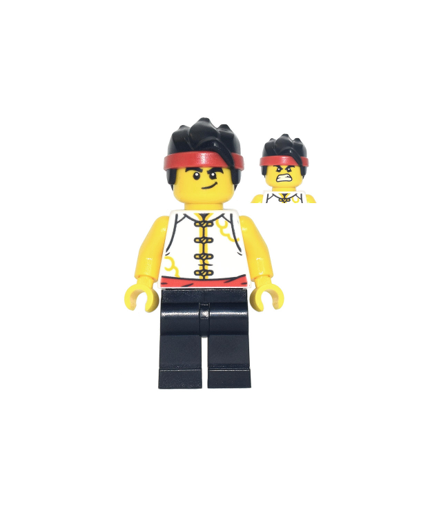 LEGO - Monkie Kid - wit vest met sluitingen en rode riem - | N